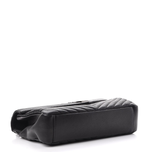 Saint Laurent Large College bag Black & Gunmetal - Picture 4 of 8